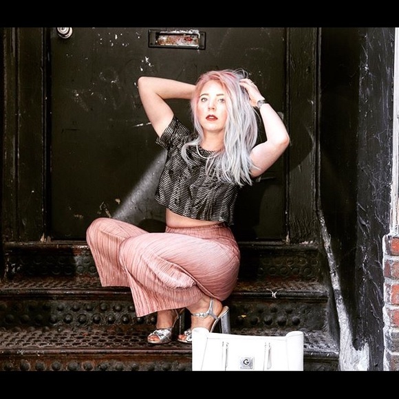 Silence+Noise Zip Static Crop Top - Picture 1 of 3